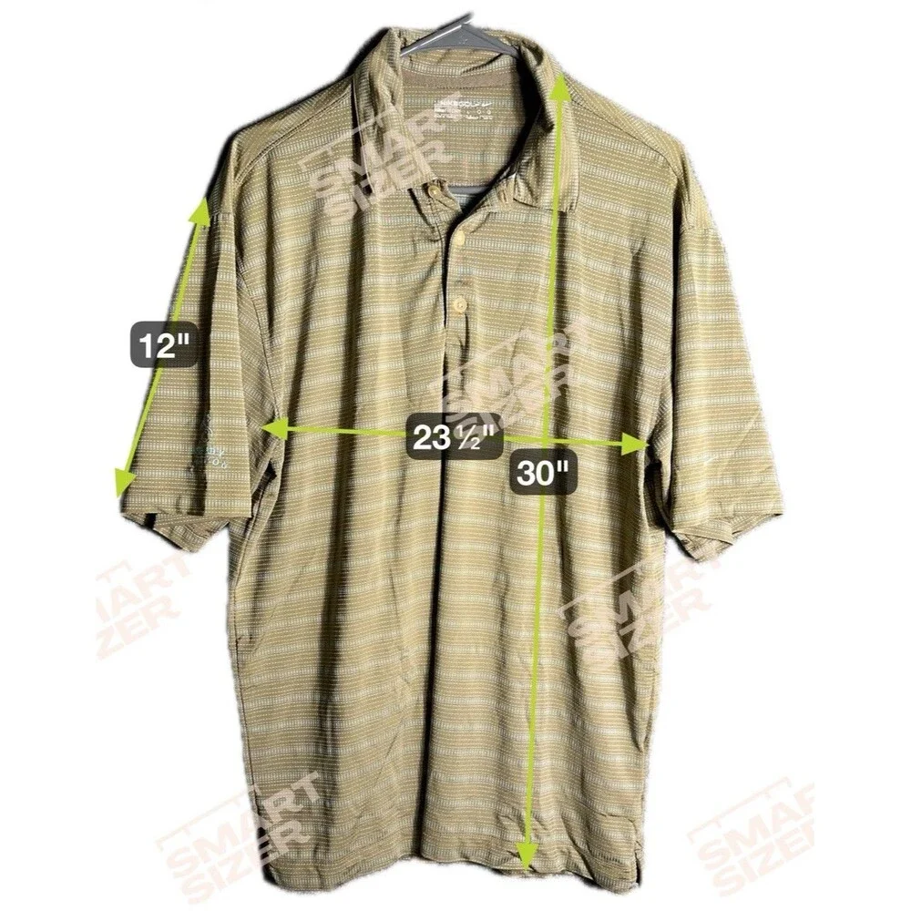 Nike Golf Men's Standard Fit Shady Canyon GC Logo On Sleeve Polo Shirt Large